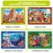 QUOKKA 60 Piece Kids Puzzles Ages 5-8 - Set of 4 Bible Jigsaw Puzzles for Kids 4-6-10 Year Old - Tower of Babel | Noah`s Ark | Eden Toys for Children 5-7 yo - Christian Gifts for Boys & Girls